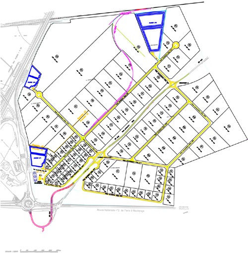 Carte de la zone