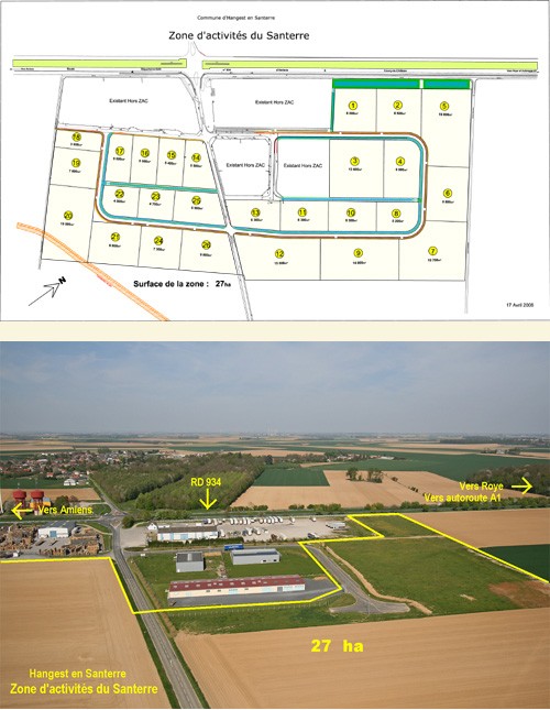 Carte de la zone