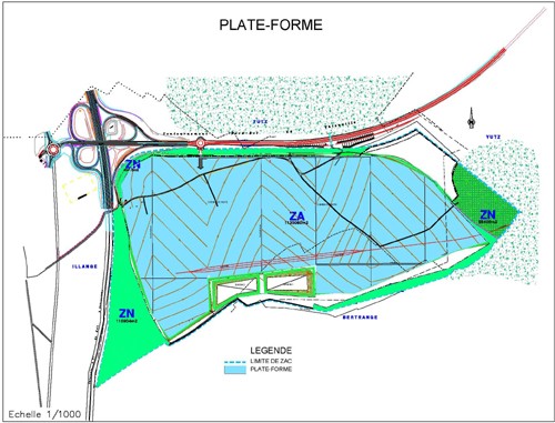 Carte de la zone