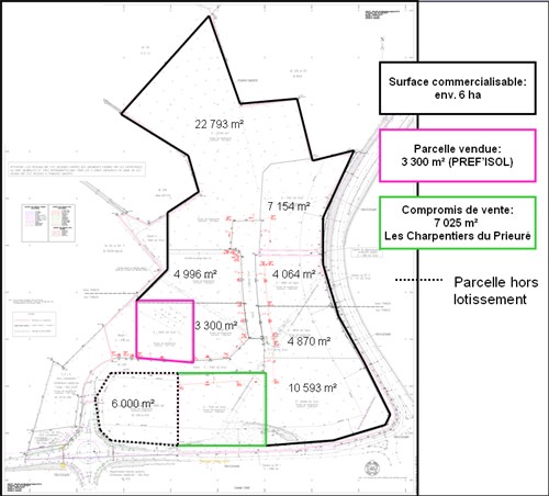 Carte de la zone