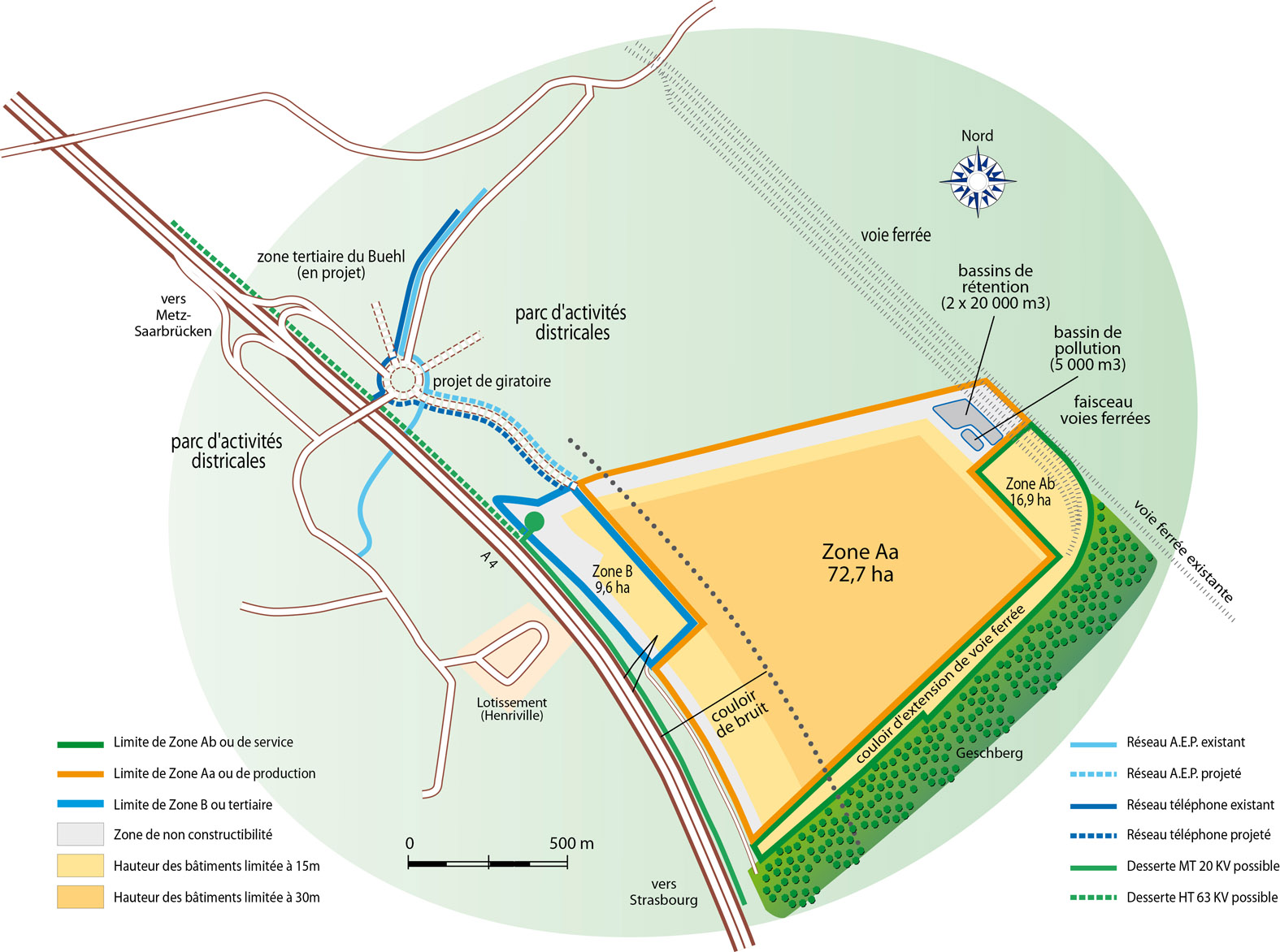 Carte de la zone