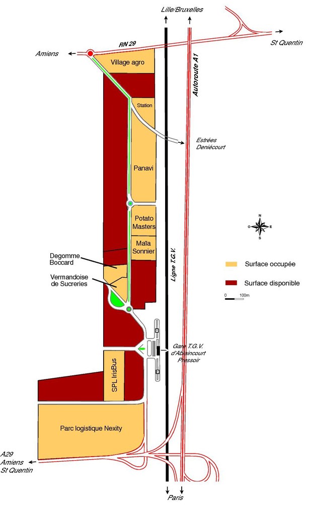 Carte de la zone