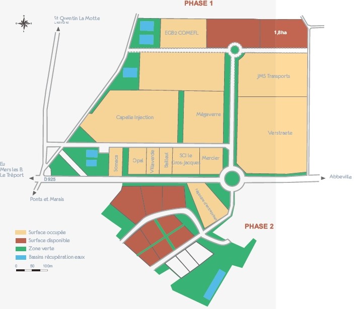 Carte de la zone