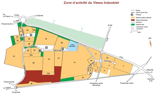 Carte de la zone