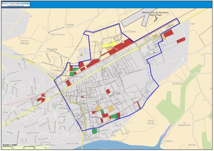 Carte de la zone