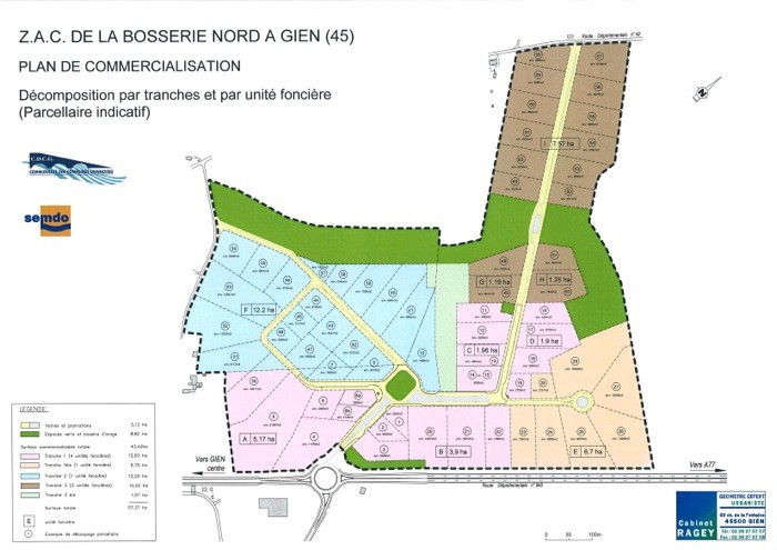 Carte de la zone