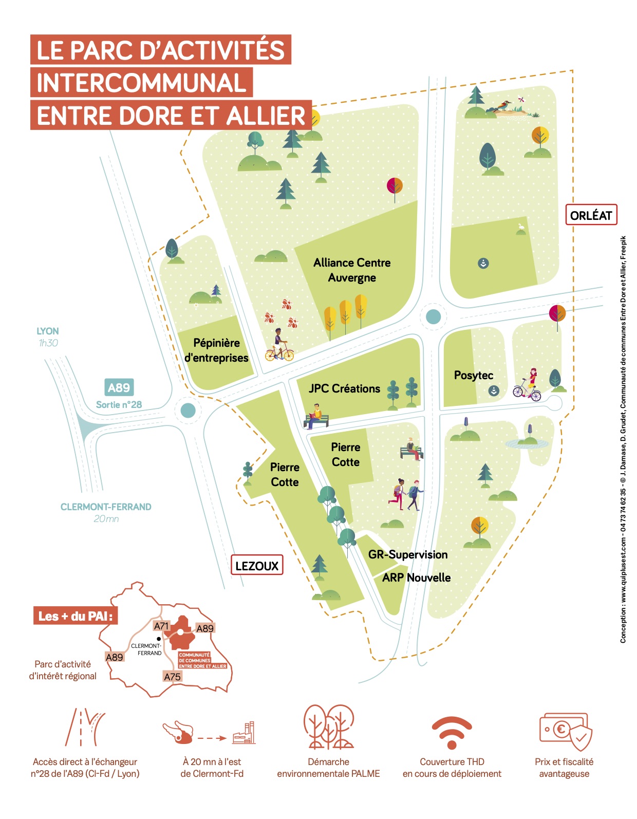 Carte de la zone