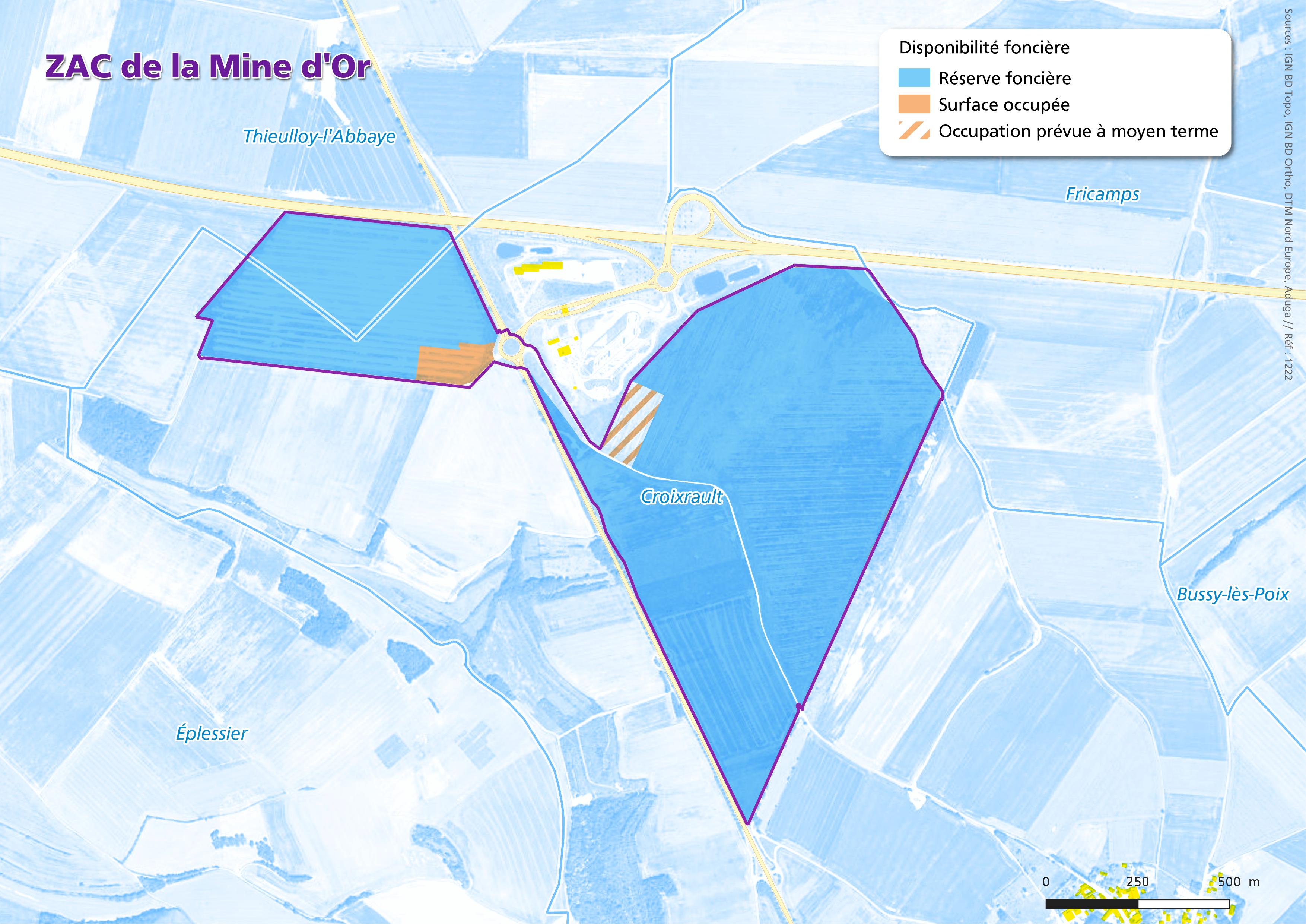 Carte de la zone