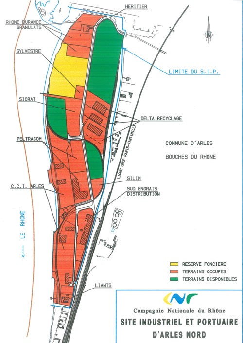 Carte de la zone