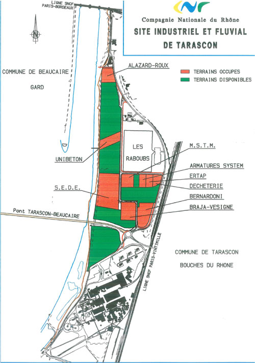 Carte de la zone