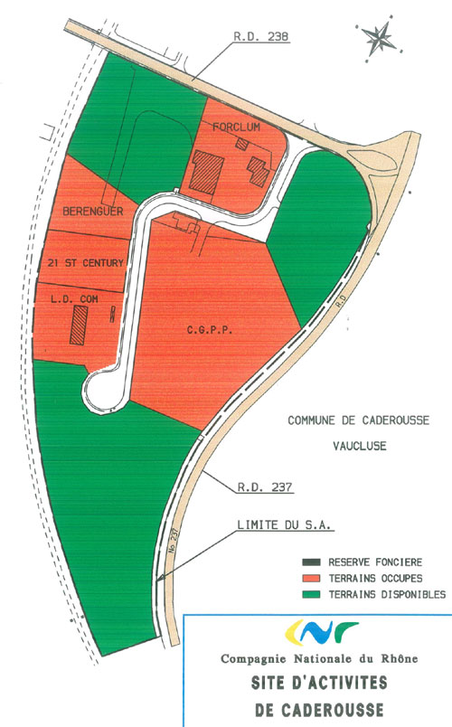 Carte de la zone