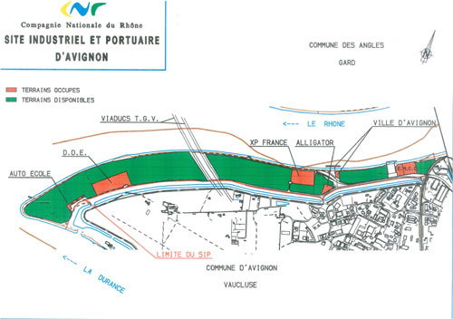 Carte de la zone