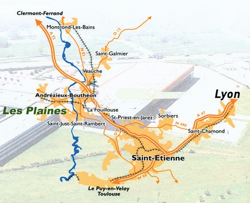 Plan de situation de la zone