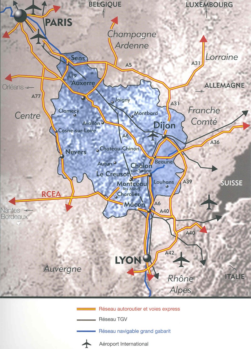 Plan de situation de la zone