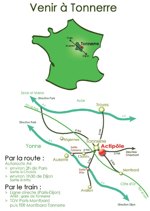 Plan de situation de la zone