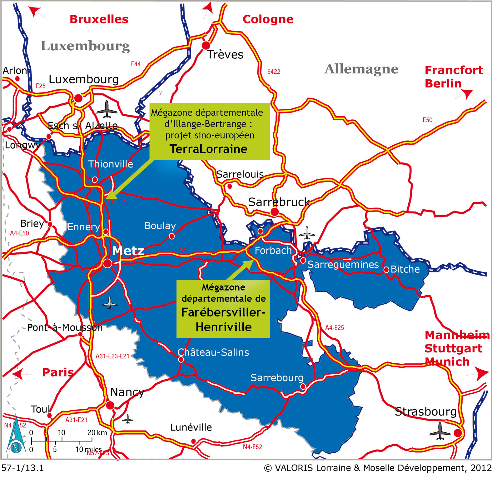 Plan de situation de la zone