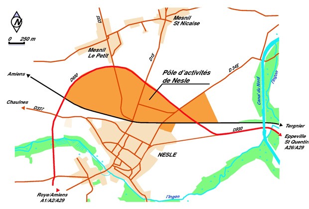 Plan de situation de la zone