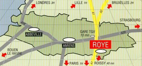 Plan de situation de la zone