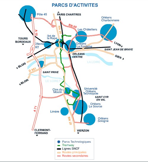 Plan de situation de la zone