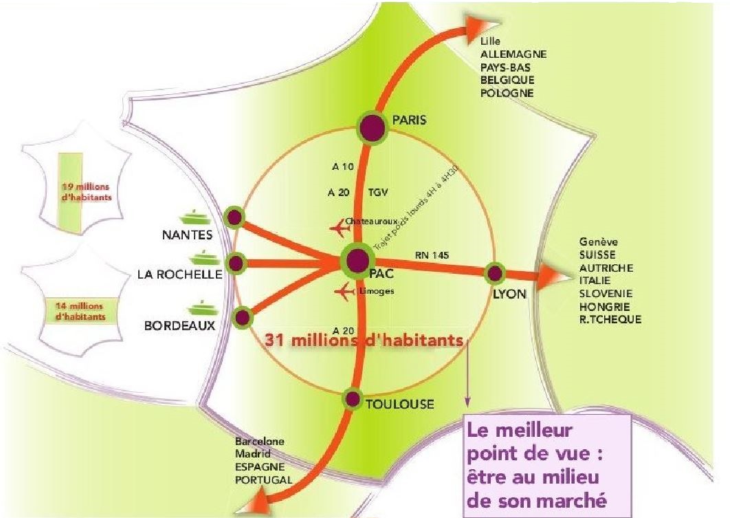 Plan de situation de la zone