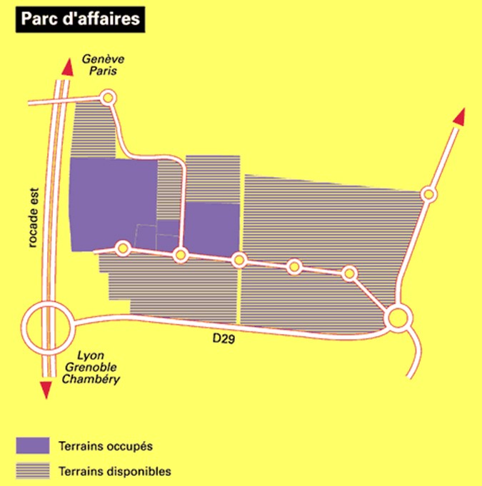 Plan de situation de la zone