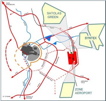 Plan de situation de la zone